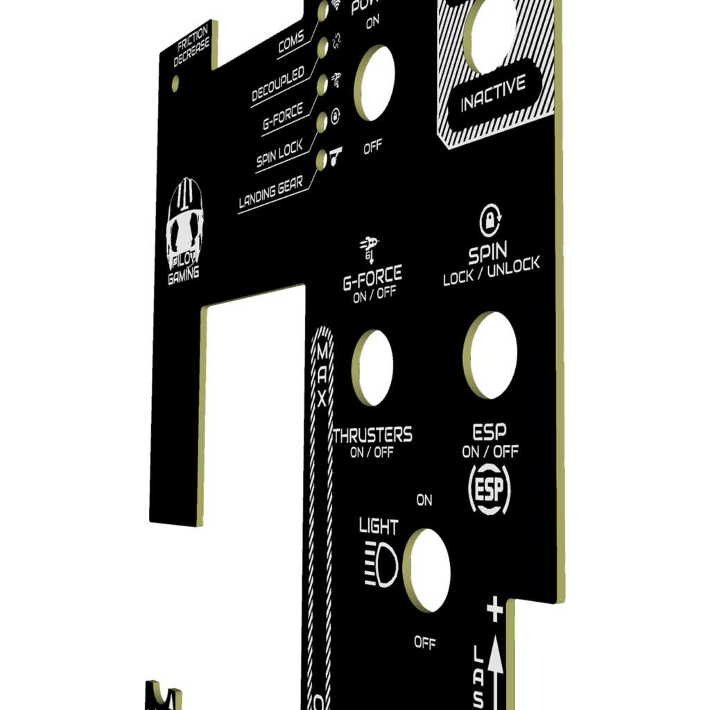 Star Citizen Hotas Plate