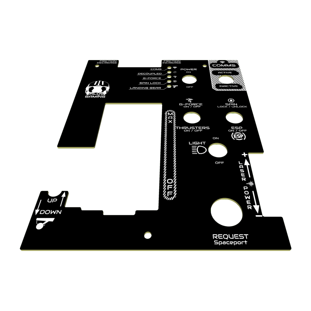 Star Citizen Hotas Plate