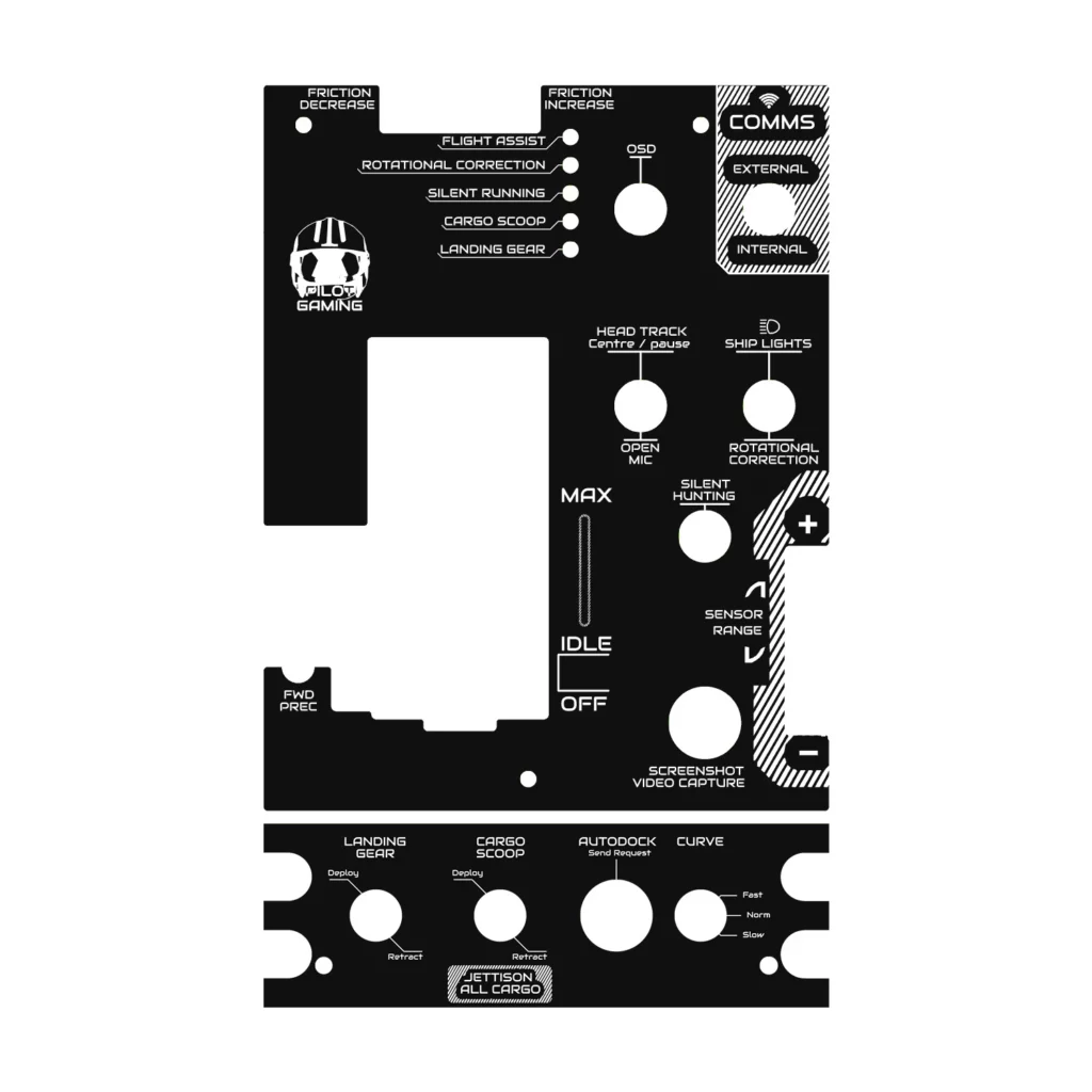 Elite Dangerous Hotas Plate